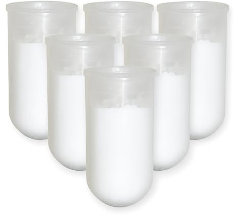 6 cartuchos de recarga universal para caldera – Filtro de agua antical con polifosfato | compatibles con filtros estándar – protección caldera, lavadora, caldera, hervidor y grifos – Lemag srl