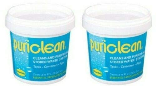 Puriclean Pack of 2 100g Water Tank Purification System Cleaners