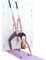 seaNpem Yoga-Stretch Gurt, höhenverstellbar Beinstrecker Taillen-Rücken-Stretchband Aerial Yoga, Anti-Schwerkraft-Inversionsübungen Türflexibilität Zugtrainer für Reha Pilates Dance Spagat (Rosa)