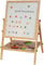 2 in 1 Wooden Kids Easel - Adjustable Double-Sided Magnetic Whiteboard & Chalkboard | Revolving Easel Board with Magnetic Letters, Chalk & Accessories | Creative Fun & Learning for Kids, 100cm Height