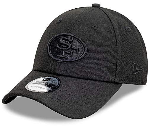 New Era 9Forty Snapback Cap - Full Black San Francisco 49ers