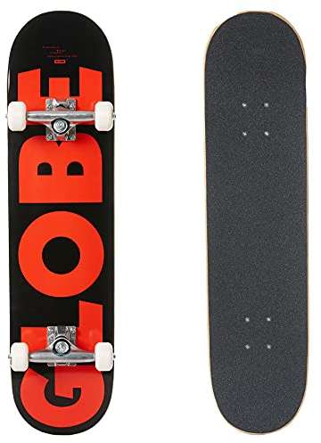 Globe G0 Fubar Brett, Schwarz/Rot (Mehrfarbig), 7.75FU