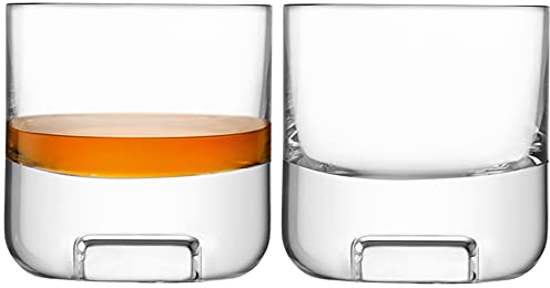 LSA International G1687-09-301 Cask Whisky Tumbler, Glass, 240 milliliters, Clear