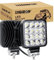 RIGIDON 2 Pcs Faro de trabajo rectangular, 3.3 pulgadas mini 48W, Spot lámpara trabajo led para off road camión coche ATV 4x4 tractor moto, Exterior foco led 12v 24v spotlights faros antiniebla