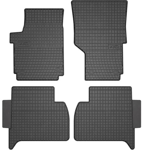 MOTOS Gummimatten Auto Fussmatte passend für Volkswagen Amarok I 2009-2021 pickup, pickup Verbessern Sie Ihren Reisekomfort mit Antirutschmatte Auto- Allwetter fußmatten Auto, Schutz vor Verschmutzung
