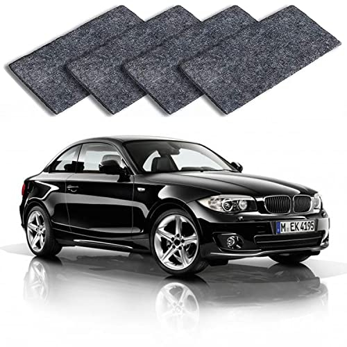 Nano Sparkle Cloth Auto, Nano Sparkle Tuch Auto Kratzer, Autopflege, Poliertuch zur Reparatur von Kratzern für Reparatur von leichten Kratzfarben,Lackpflege(4 Stück)