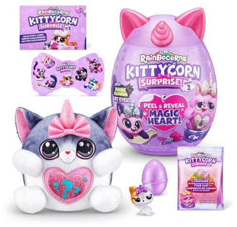 Rainbocorns Kittycorn Surprise Serie 7, amerikanische Kurzhaarkatze – Plüsch zum Sammeln