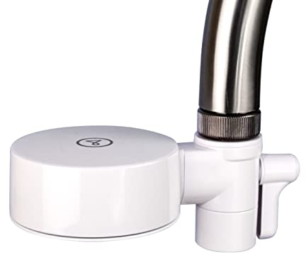 Tappwater EcoPro Compact - El filtro de agua para grifo cocina más pequeño del mercado. Purificador de agua sostenible. Filtra más de 100 sustancias. Filtración ultra avanzada en 5 etapas (blanco)