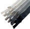 MARARDI [Pack 10] Cerniere [Grigi] Nylon [16 cm] Chiusure Lampo per Cucito e Artigianato per Stoffa Vestiti Borse per Cucire a Macchina Patchwork Tessuto di Cotone con Chiusura in Metallo