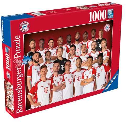 FC Bayern München Puzzle - Mannschaft 2023/24-1000 Teile Legespiel FCB