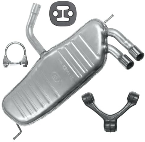 Polmo Schalldämpferset Auspuff Endtopf für A3 8P 2003-06/2008 1.9 TDI Schrägheck