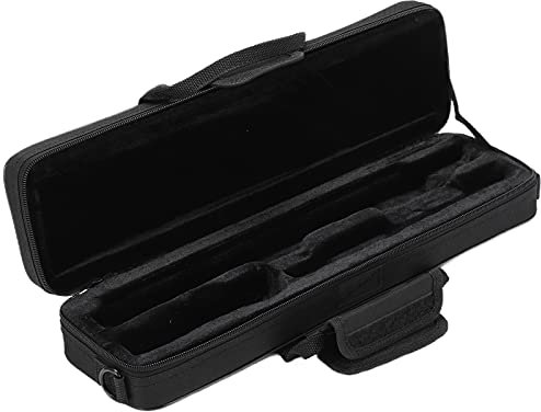 lyrlody Custodia Leggera per Flauto in Tessuto Oxford, Borsa per Flauto a 16 Fori, Custodia per Flauto, Borsa per Flauto con Tracolla Regolabile, Tasca Speciale con Cerniera per Accessori