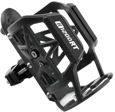 for BM-&W R1200RT R1250RT R1200R R 1200 R/RT R 1250 RT Accessoires de Moto Bouteille d'eau de Boisson Durable Support de Verre de Boisson Porte-gobelet d'eau pour Moto (Color : 1, Size : One Size)