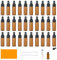 Furuising 30Pcs Mini Dropper Bottle, 5ml Lab Dropping Bottles, Refillable Pipette Dropper Bottle, Empty Glass Dropper Bottles with 2 Droppers, 1 Syringe for Essential Oils Perfume Cosmetic Liquid