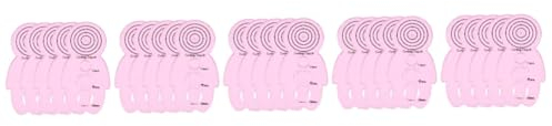 SEWACC 25 STK Quilt-Instrument aus Papier Papierwellung Quilling-Maschine aus Papier Crimpzange papierrollenhalter DIY-Handwerkzeug eislöffel DIY zubehör Papierwickelmaschine Plastik Rosa