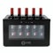 MBH - Enfriador de 5 botellas de vino de 75cl eléctrico profesional de 5 °C a 18 °C con luz LED para hostelería. Cava de vino, vinoteca, frigorífico expositor sobre mostrador para 5 botellas de vino.