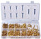 Alkan Wood Screws Brass Plated Countersunk Head Phillips 500-Piece Diameter 4-8 mm Versatile