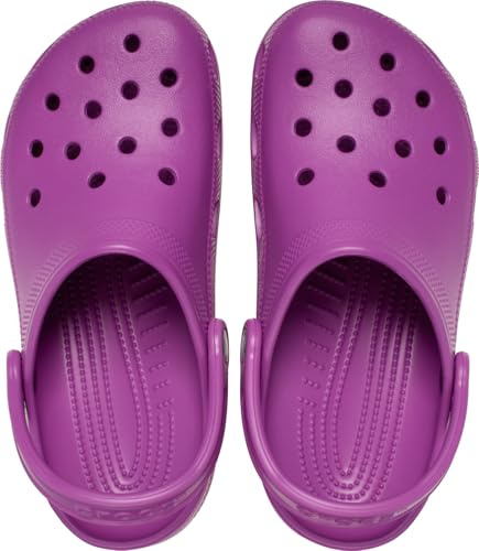 Crocs Unisex Adult Bistro Peppers Work Clog, Grapeberry, 10 US Women/7 US Men