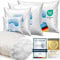 Füllwatte für Kissen; Flauschiges Polyester Füllmaterial Stopfmaterial; Kissenfüllung Stofftier- & Bastelwatte; Öko-Tex Zertifiziert (0,5 kg.)