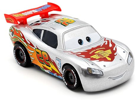 WKxinxuan Lightning McQueen Auto Kuchendekoration, Lightning McQueen Auto-Kuchendekoration, McQueen AUT Kuchendekoratio, McQueen AUT Metallauto kreatives Fahrzeugmodell Geschenk