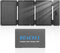 REACELL 30W Panneau Solaire Pliable Chargeur Solaire Portable avec USB-C et USB-A Ports Compatible avec Smarthone,Station d'alimentation, Convient pour l'extérieur, Le Camping, la Randonnée