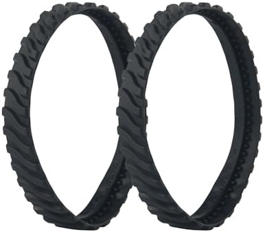 BOXOB Confezione da 2 R0526100 Cingoli per Ruote di Ricambio per Zodiac MX6 MX8 Elite, Cingoli Pneumatici in Gomma Pulitori Piscine Resistenti Compatibili con Zodiac MX6 MX8 Elite