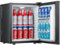 Sirge Mini Frigo Bar NERO SILENZIOSO senza compressore Frigorifero [ 380(L) x 385(P) x 470 (H) mm] - IDEALE PER HOTEL, Frigo da Camera (25 Litri)