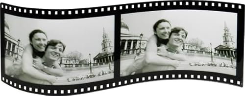 Marco de Fotos Estilo Película Fotográfica, Acrílico. Portafotos Carrete film (2 Fotos)