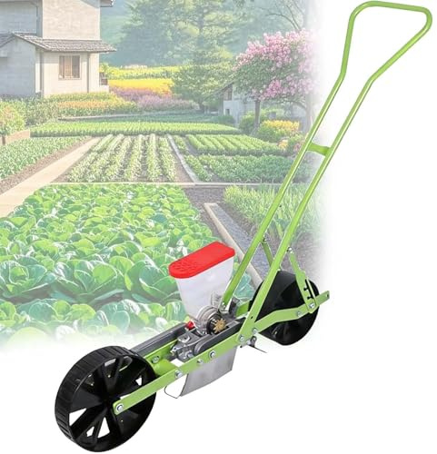 ZHIGUANYUN Seminatrice Manuale da Giardino — Distanza tra Le File, tra Le Piante e profondità Regolabili — Seminatrice di Precisione per Ortaggi 1RoW