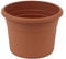 greemotion Pflanzkübel Fiona, UV-Beständiger Blumentopf aus Kunststoff, Pflanzgefäß mit Bodenlöchern, Volumen ca. 18 l, ca. Ø 40 x H 26 cm