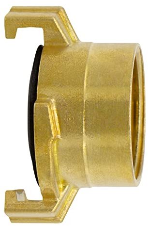 VARIOSAN Schnellkupplung Innengewinde 12258, 1/2 IG, Messing blank, System Geka