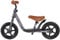Bandits & Angels Metall-Laufrad Starter grau mit Trittbrett ab 2 Jahren – graues Laufrad – Verstellbarer Sattel 29 bis 39 cm – für Jungen und Mädchen – niedriger Einstieg mit Trittbrett
