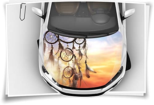 Medianlux Dreamcatcher Indianer Spirit Motorhaube Auto-Aufkleber Steinschlag-Schutz-Folie Airbrush Tuning Car-Wrapping Luftkanalfolie Digitaldruck Folierung