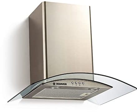 Hoover HGM600X Rated Cooker Hood - Stainless Steel / Glass