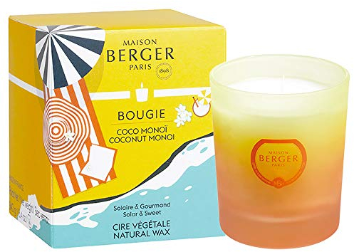 Lampe Berger Blissful Duftkerze, Glas, Weiß/Orange/Gelb, 7 cm, 240