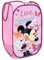 SUPERDIVER - Cesto pieghevole di Topolina, Licenza Ufficiale Disney Minnie Mouse: perfetto per giocattoli e vestiti. Compatto (36x36x58 cm), sicuro e facile da riporre. Ideale per bambini e bambine.