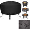 Guangyu Housse de Protection pour Braséro Rond, Imperméable, Noir, PVC, Couvre-Feu, Jardin Patio Extérieur (80*80*65cm)