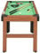 Festnight Billardtisch 4 Fu? mit Billiardqueue Kreide Dreieck Kugelset Bürste Pool Billiard Billard Tisch 122×61×76 cm Braun