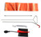 Prom-note 6PCS Auto Body Repair Kit, Car Repair Auxiliary Emergency Tools Kit, Unlocking Air Pump,Car Vehicle Door Lock Out Emergency Open Unlock Portable Tool Kit Air Pump