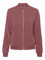 VERO MODA Veste de Tailleur pour Femme Fly Away Col Fermeture éclair Veste légère Polyvalente, Couleurs:Marron-3, Taille:XL