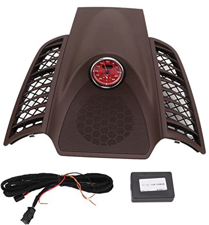 Obere Mittlere Armaturenbrettverkleidung, Obere Instrumententafelverkleidung Armaturenbrett Stoppuhrverkleidung Rahmenabdeckungsverkleidungen 958 552 189 01 OL7(Leuchtend rote Stoppuhr)