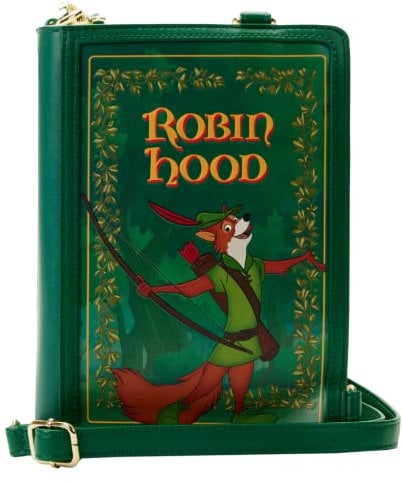 Loungefly Disney Robin Hood Book Convertible Crossbody