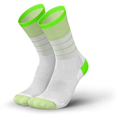 INCYLENCE Stripes V2 Sportsocken lang, leichte Running Socks, atmungsaktive und schweißableitende Kompressionssocken mit Anti-Blasen Schutz, Lauf-Socken für Damen und Herren, 39-42