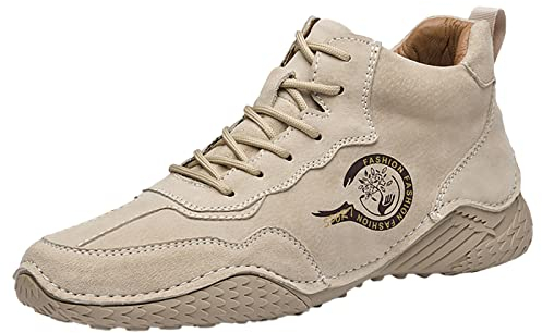 Stivali Uomo Scarpe Tela Uomo estive bianche Scarpe Uomo Tela estive Scarpe da Ginnastica estive 2023 Sneaker Uomo 2-Beige 37.99