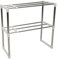 MAYMA 2 Couches Support de Extensible,Etagere de rangemnet,Étagère de Four à Micro-Ondes en Acier INOX,Étagère Four à Rangement Organisateur pour Salle de Bain Cuisine