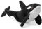 PuffPurrs Orca Plüschtier - Realistische Orcas, 19 Zoll, weiche Ozean-Meereskreaturen Orca Haie Plüsch, Geschenk für Kinder