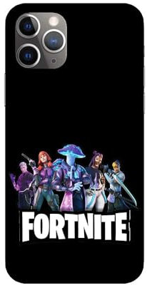 SUPER FABRIQUE Schutzhülle transparent Design für Apple iPhone 11 Pro Max, bedruckt in Frankreich, Videospiele, Fortnite Team