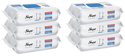 Sleepy Easy Clean Surface Cleaning Wipes Bleach Additive 6 Pack 600 Sheets