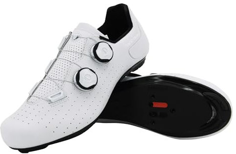 Tommaso Strada SPD- und Peloton-Schuhe für Herren – 2-in-1-Fahrradschuhe – installieren Sie Ihre eigenen Delta- oder SPD-Stollen für Rennräder, Indoor-Fahrräder oder die meisten Herrenfahrräder