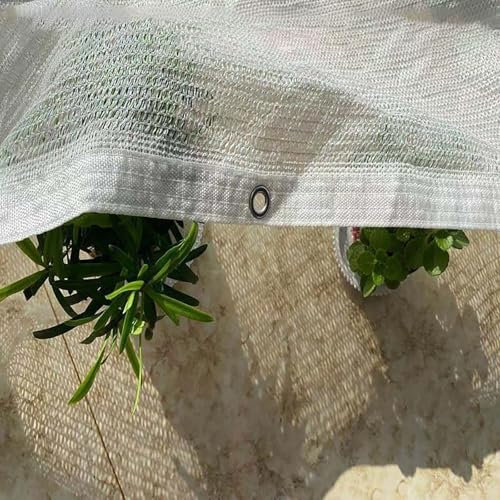 SGSKEIEY Toile d'ombrage de Serres Coupe Filet D'Ombrage, 50% Tissu Ombrage Pergola File pour Extérieur Jardin Terrass Balcon 2 x 2 m 3 x 4 m 4 x 6 m (1x2m,Shading 50%)